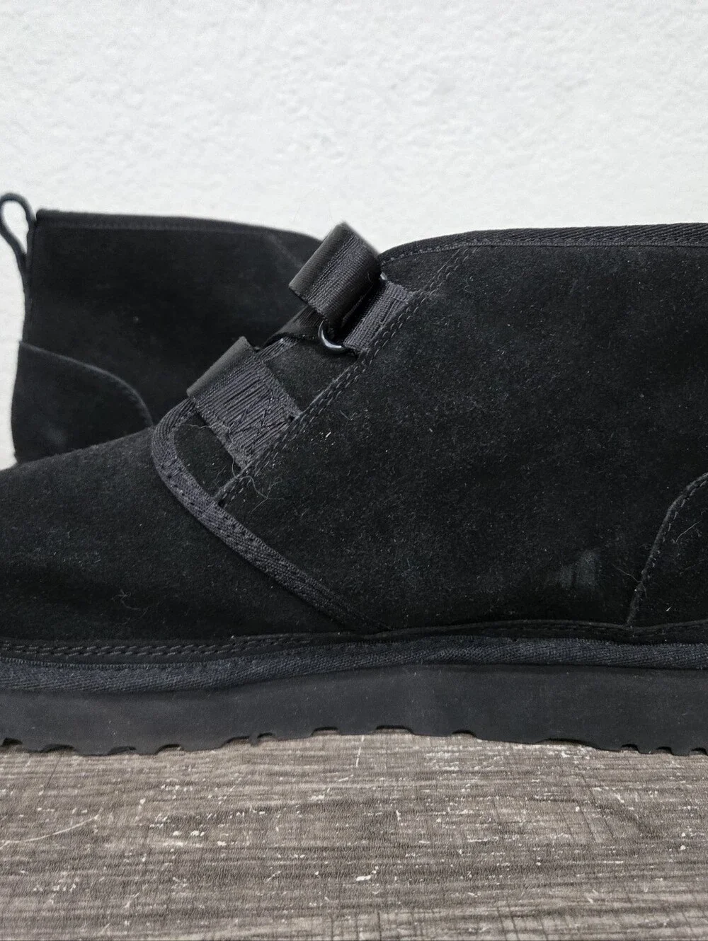 UGG Neumel Quickclick Chukka Black Men's Boots Size 12 S/N 1130720
